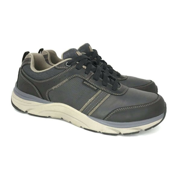 Skechers Mens 66293 Black Sneaker Shoes 